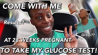 COME WITH ME TO TAKE THE 1 HOUR GLUCOSE TEST!! FIRST TIME MOM! THIRD TRIMESTER!