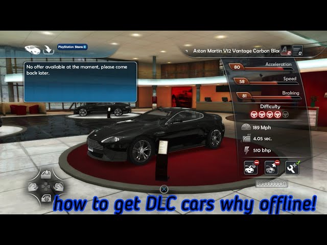TDU2 how to get the DLC cars why offline works on PS3 & Xbox 360 - YouTube