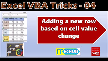 Excel VBA Trick#4  Inserting a Blank Row At Each Change In A Column In Excel