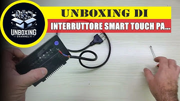 Interruttore Smart Touch Panel, Interruttore Wireless WiFi 1P   Nero