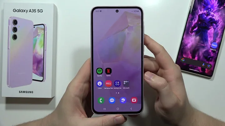 How to Rotate Home Screen on Samsung Galaxy A35 5G - Landscape Rotation Mode