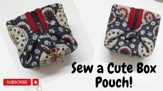 Sewing a Cute Box Pouch/Easy Sewing #sewingtips #boxpouch - YouTube