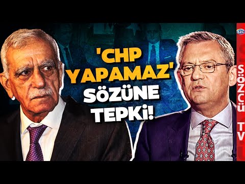 Çözüm Süreci Tartışmalarında 'CHP Yapamaz' Diyen Ahmet Türk'e Özgür Özel'den Yanıt!