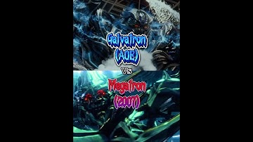 Megatron (07 vs. Galvatron (AOE) #edit #transformers #megatron #galvatron