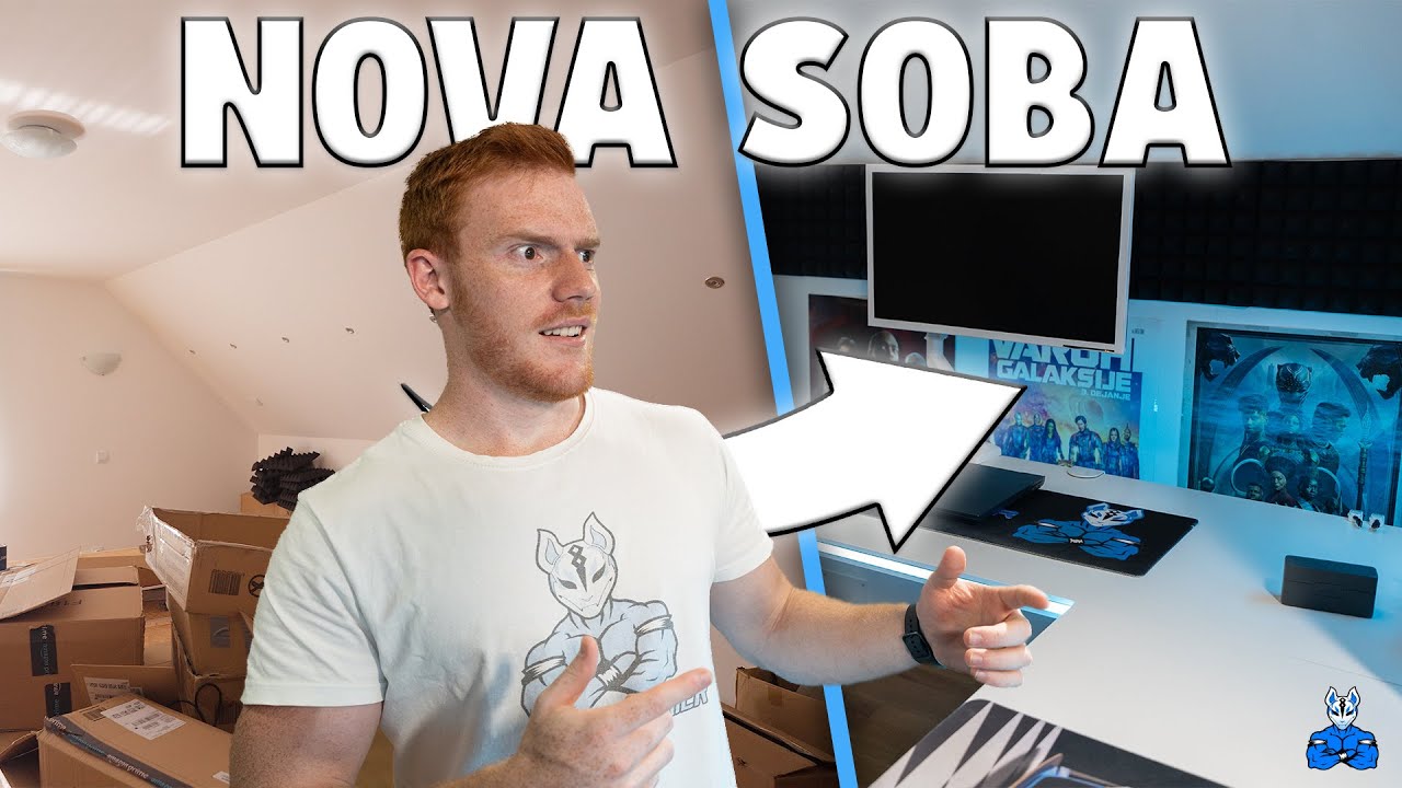 NOVA ULTIMATIVNA GAMING SOBA! | Setup upgrade 2025 - 1. del
