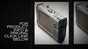 Anritsu MS2721B HandHeld Spectrum Master Analyzer