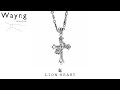 ライオンハート ハウリング クロス ネックレス M SIZE シルバー925