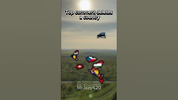 Top comment deletes a country #europe #geography #map #mapping #mapper #mapchart #mapology
