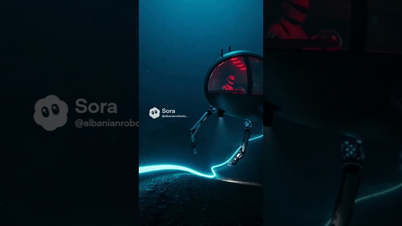 Humanoid Robot Maintaining Deep-Sea Cables — Ultra Realistic! by Albanian Robotics
