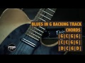 Blues in g backing track