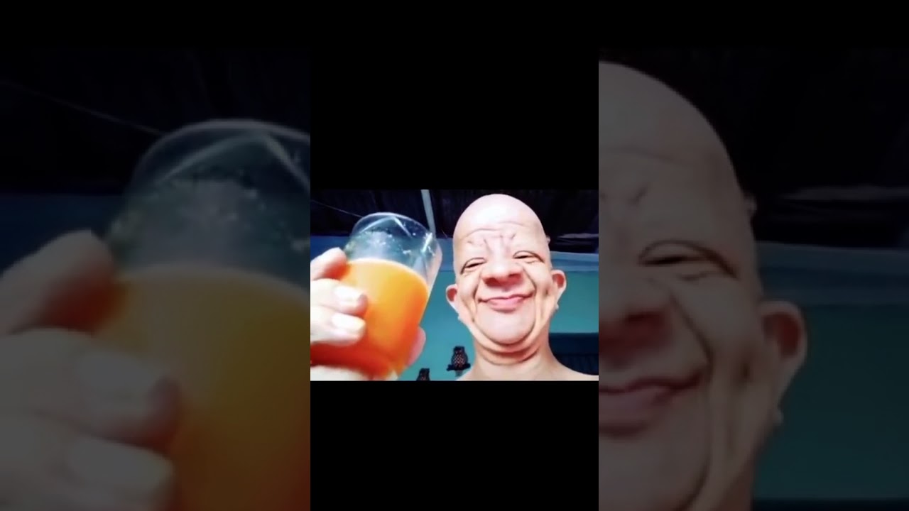 Bald Guy Drinks Orange Juice Youtube