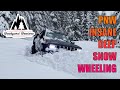 DEEP PNW Snow Wheeling!! INSANE