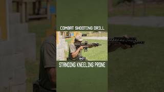 Combat Shooting Drill: Standing Kneeling Prone #shorts #specialforces #greenberet