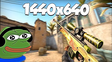 CS:GO : Resolution 1440x640