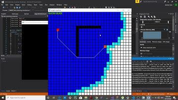 Pathfinding visualizer (C++ and SFML)