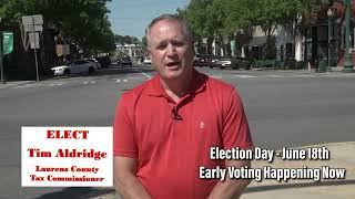 Tim Aldridge for Laurens County Tax Commissioner