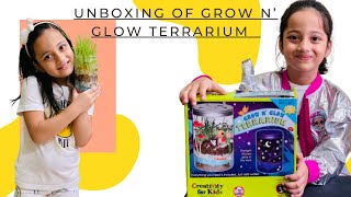 GROW N’ GLOW TERRARIUM! Kids indoor plant! Creativity for Kids craft
