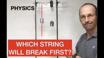 Physics Demo: Will the Top or Bottom String Break First?