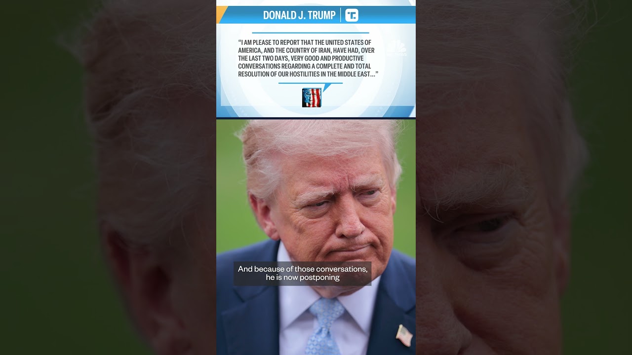 Trump says strikes against Iranian energy infrastructure will be postponed for five days