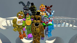 SPARTAN KICK HYPER SIREN FNAF MOVIE ANIMATRONICS - Boneworks VR
