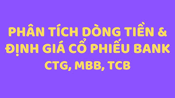 Phân tích dòng tiền & Định giá cổ phiếu nhóm ngân hàng: CTG, MBB, TCB