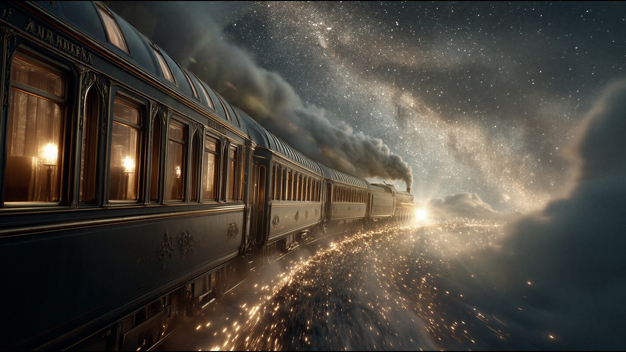 The Cosmic Train Journey Through the Milky Way | Immersive Experience