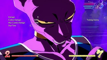 Beerus / Vanishing on hard knockdown Concept [DB fighterZ]