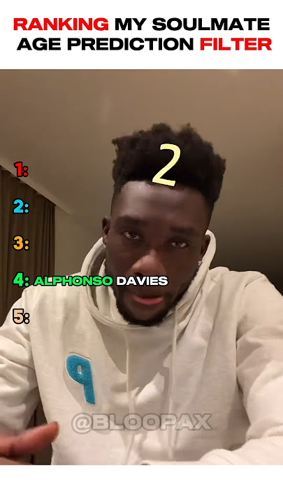 Ranking my soulmate age prediction filter #funny #filter