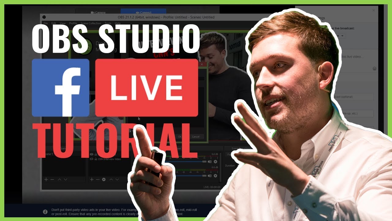 Obs Studio Facebook Live Tutorial 18 Youtube Obs Studio Facebook Live Tutorial 18 Youtube