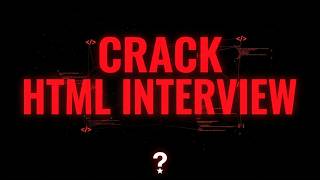 Stop Answering What is HTML Wrong in Tech Interviews!