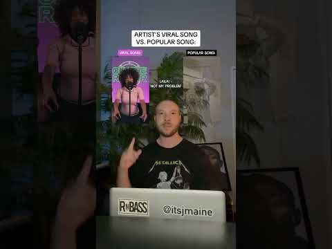 Artists Viral Song Vs. Popular Song: Laila “Not My Problem”, and “Like That” #shorts