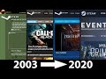 ЭВОЛЮЦИЯ STEAM за 16 ЛЕТ (2003 - 2020)