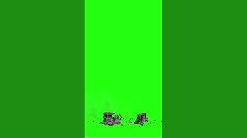 Greenscreen Material bangunan jatuh #soundeffect #greenscreen