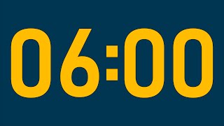 6 MINUTE TIMER 🔔 Gentle Alarm [Full HD]