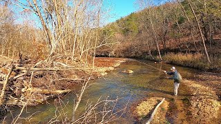 Fly Fishing 9 WILD TROUT STREAMS you've never heard of-Missouri Trout Slam (7streams in 4 days) Pt1