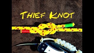 Thief Knot - Bag Knot - The Bread Bag Knot - How to Tie the Thief Knot