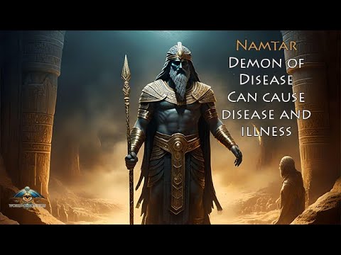 Namtar Demon of Disease, the Chief of Seven Devils. Sumerian deity of the Underworld #myth #sumer