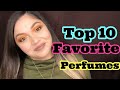 Top 10 favorite HIGH END perfumes 2019 | What last and what doesn’t