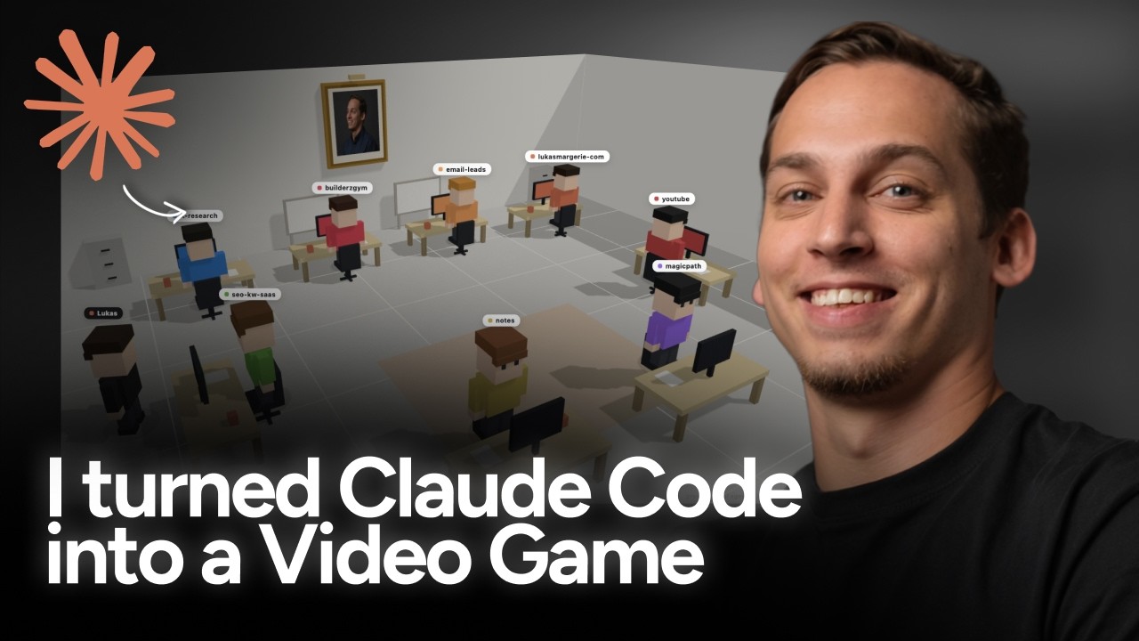I Turned Claude Code Into a Gamified Office With AI Agents - YouTube