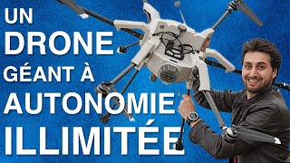😲 Un DRONE qui peut VOLER NON-STOP ? Test du drone filaire Orion et des stations Elistair