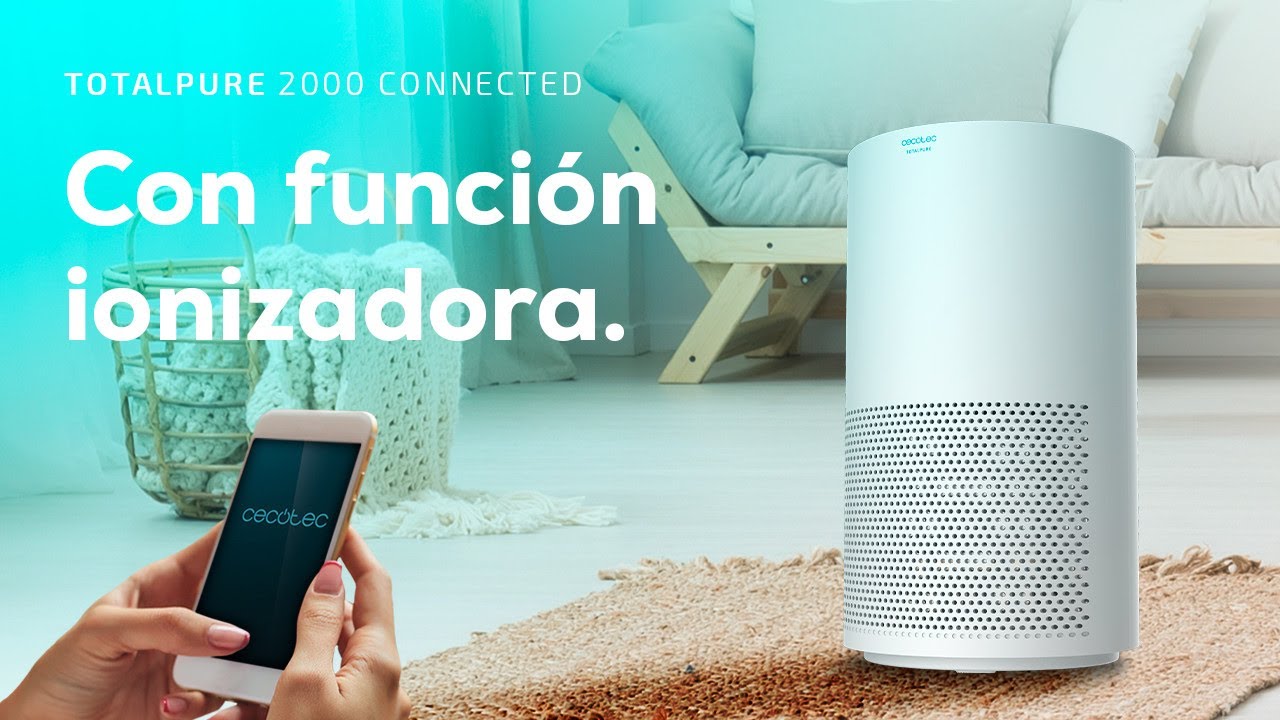 Un PURIFICADOR de AIRE elimina el HUMO? Review y Opinión del Cecotec  TotalPure 2500 Connected 