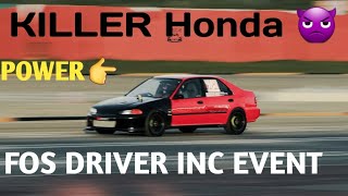 HONDA Killer 👿 Fastest GTR R35 2000HP+ AT FOS EVENT
