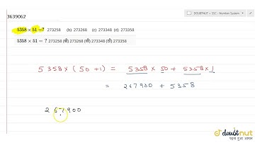 `5358xx51=?` 273258 (b) 273268 (c) 273348 (d) 273358