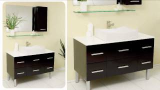 Fresca Distante Espresso Modern Bathroom Vanity w/ Cultured Marble Countertop - FVN6123ES