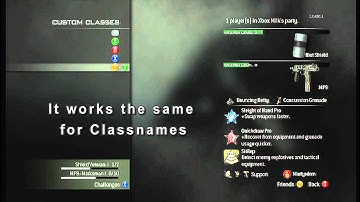 Modern Warfare 3: Controller Buttons in Clantag and Invisible Name Glitch/Easter Egg!