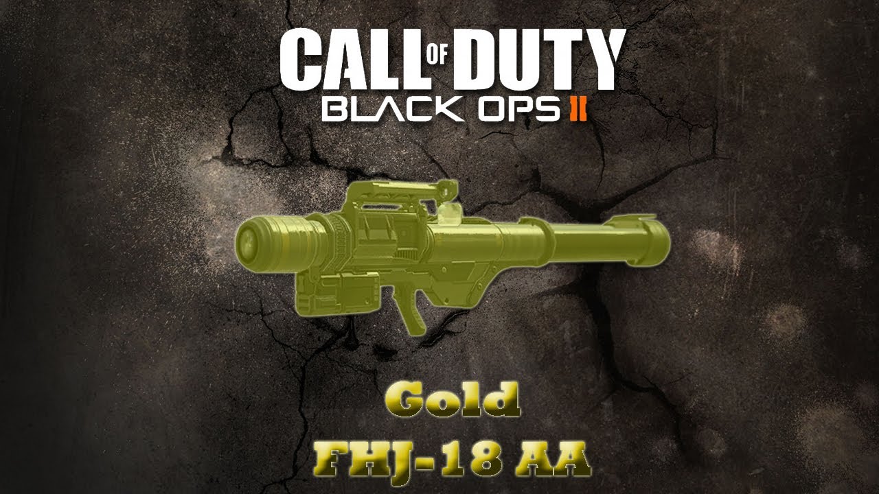 Black Ops 2 Gold Weapon Spotlight - FHJ-18AA Rocket Launcher - (Tips, Tricks, How To Get Gold