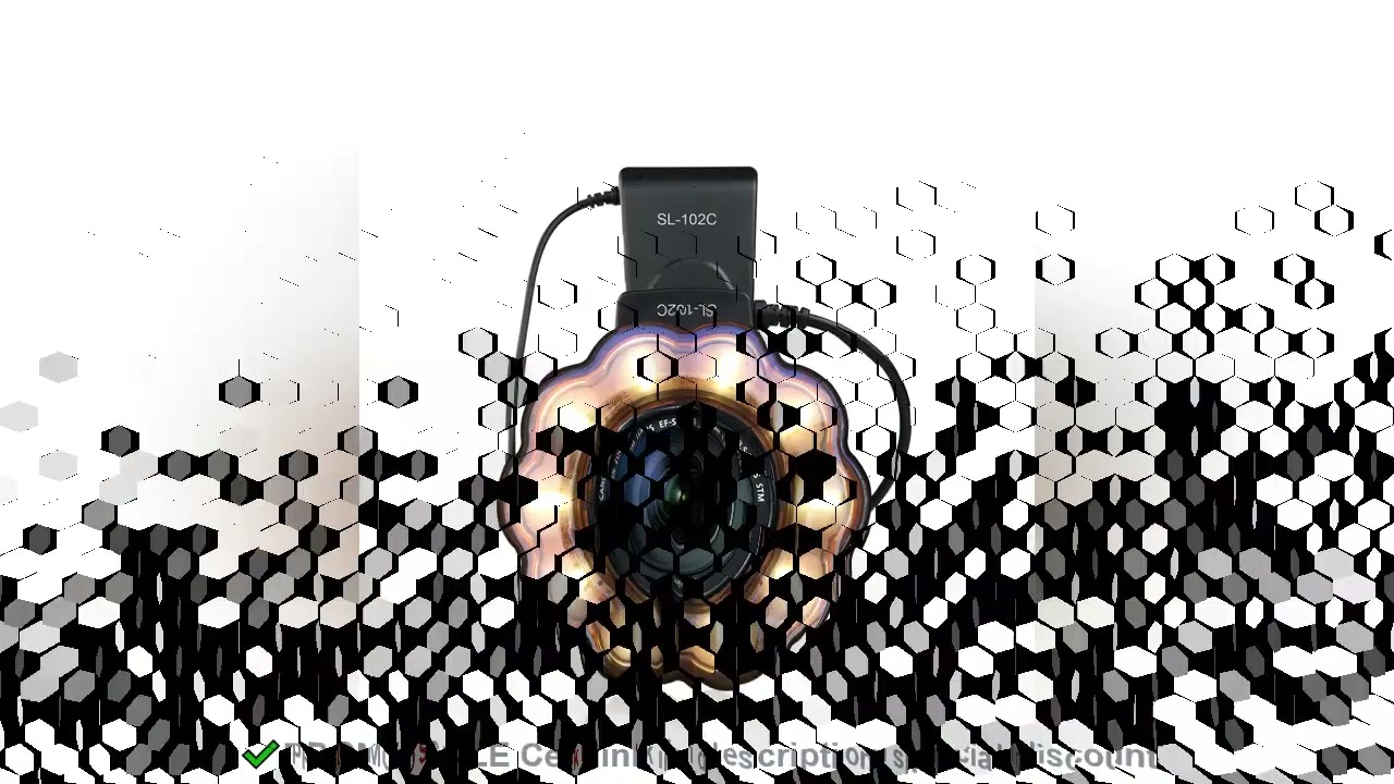 Seafrogs Macro Led Ring Light Flash Speedlite with Adapter ring for Nikon D5100 D3100 Series Canon 5