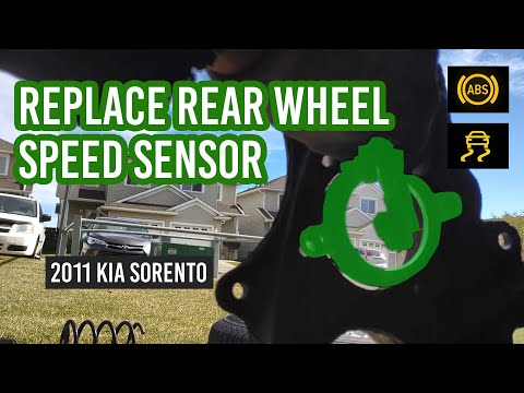 Replace Rear Wheel Speed Sensor: 2011 KIA Sorento