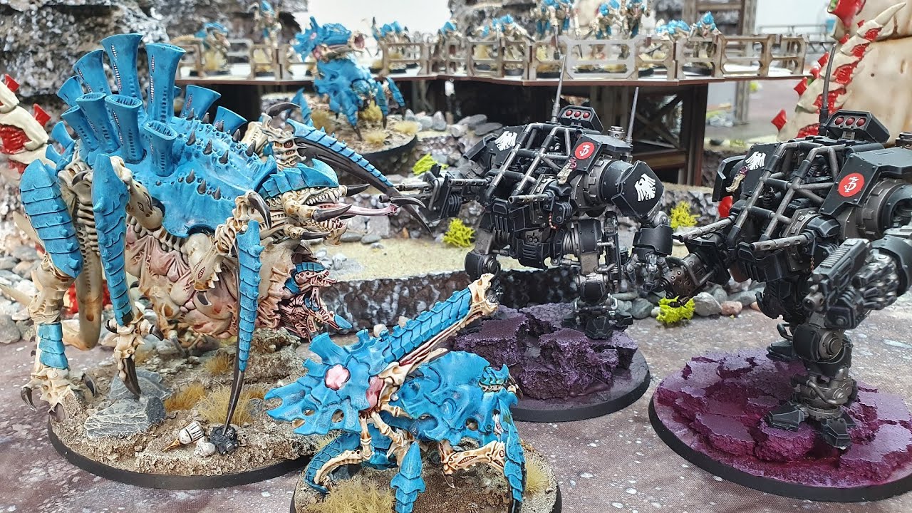 Space Marines vs Tyranids, 2 v 2 Warhammer 40k battle report - YouTube