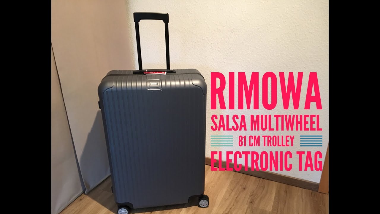 Rimowa Salsa Multiwheel Trolley Electronic Tag 81 cm | UNBOXING | 2016 | HD